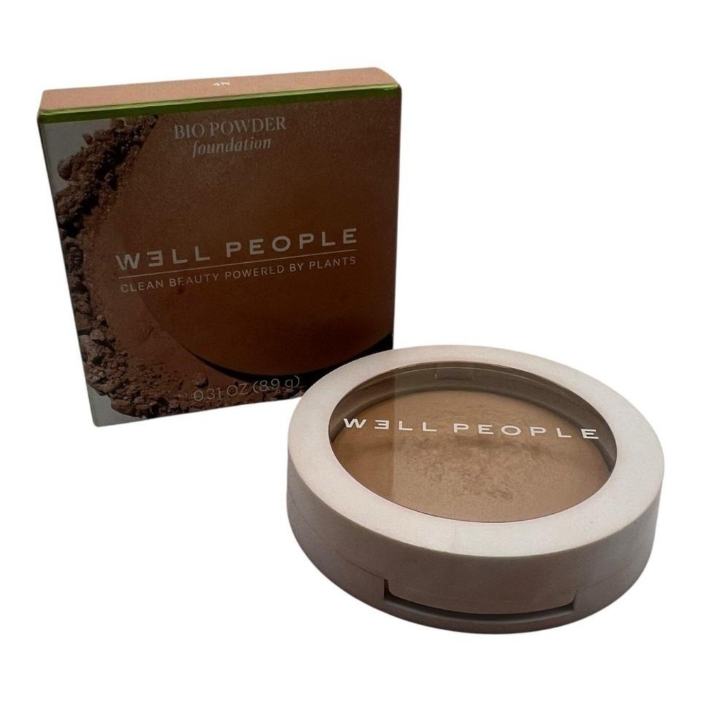Well People - Bio Powder Foundation (4N 0.31 oz) - Plant-Based Pressed Powder